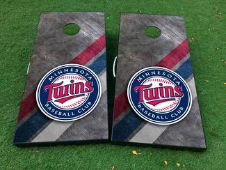 Minnesota Twins Baseball Cornhole Brettspiel-Aufkleber Vinylfolie mit laminierter Folie