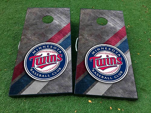 Minnesota Twins Cornhole Board Vinylaufkleber-Set
