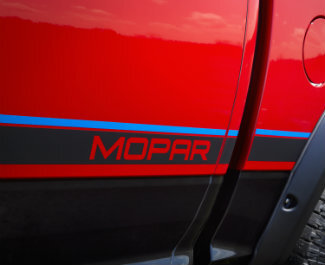 Mopar Style Seitenstreifen Vinyl-Aufkleber-Kit für Dodge Ram 1500 Rebel 2016_2
