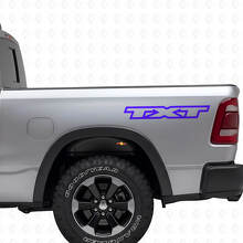 Personalisierte Schriftzüge Rückseiten Vinyl-Aufkleber Set für Dodge Ram_2