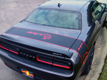 Hellcat-Stil Kofferraumseitenstreifen Vinyl-Aufkleber für Dodge Challenger_2