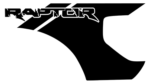 FORD RAPTOR F-150 Bed Vinyl Graphic Decals Aufkleber passend für Modelle 2010–2014