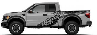 F-150 FORD RAPTOR MUD SLATTER DECAL GRAPHICS STICKERS Vinyl Decal Graphic 2 Colors 1