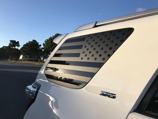 2 amerikanische Flaggen-Aufkleber für Toyota 4runner Vinyl-Aufkleber