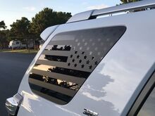 2 Aufkleber mit amerikanischer Flagge für Toyota 4runner, Vinyl-Aufkleber
 2