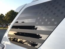 2 Aufkleber mit amerikanischer Flagge für Toyota 4runner, Vinyl-Aufkleber
 3