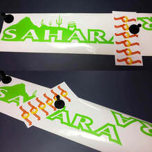 Sahara Hauben Vinyl-Aufkleber Set für Jeep Wrangler Sahara Rubicon_2