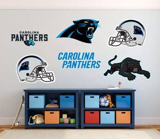 Carolina Panthers National Football League (NFL) Fanwand, Fahrzeug, Notizbuch usw. Aufkleber
