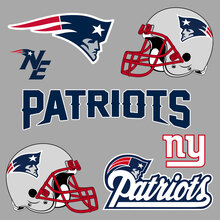 New England Patriots National Football League (NFL) Fanwand, Fahrzeug, Notizbuch usw. Aufkleber 2