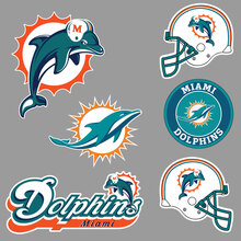 Miami Dolphins National Football League (NFL) Fan-Wand-Fahrzeug-Notizbuch usw. Aufkleber 2