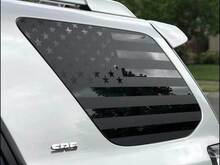 Toyota 4Runner Seitenfenster-Aufkleber mit amerikanischer Flagge, passend für 2010–2017, 5. Generation
 2