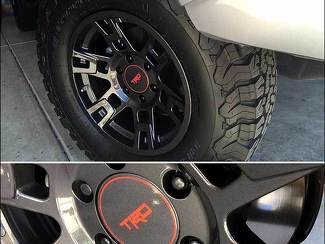 Toyota Tacoma FJ Cruiser 4Runner TRD Wheel Center Cap Aufkleber Aufkleber für Fx Pro Wheels