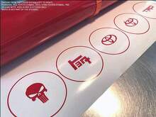 TRD TEQ Totenkopf-Logo Radnabenabdeckung Vinyl-Aufkleber Set für Toyota Fahrzeuge_2