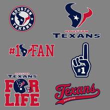 Die Houston Texans NFL Fan Vinyl Aufkleber für Auto & Wand 2