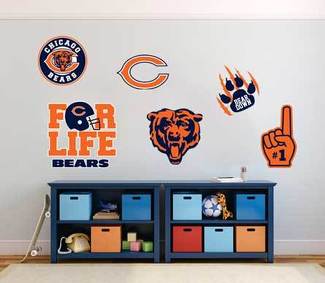 Chicago Bears Professional American Football Team National Football League (NFL) Fanwand, Fahrzeug, Notizbuch usw. Aufkleber