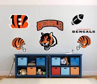 Cincinnati Bengals Profi-American-Football-Team National Football League (NFL) Fan-Wand-Fahrzeug-Notizbuch usw. Aufkleber