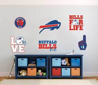 Buffalo Bills Professional American Football Team National Football League (NFL) Fan Wand Fahrzeug Notebook usw. Aufkleber Aufkleber