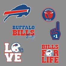 Buffalo Bills Professional American Football Team National Football League (NFL) Fan Wand Fahrzeug Notebook usw. Aufkleber Aufkleber 2