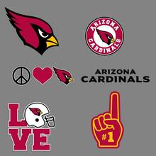Arizona Cardinals American Football Team National Football League (NFL) Fan Wand Fahrzeug Notizbuch usw. Aufkleber Aufkleber 2