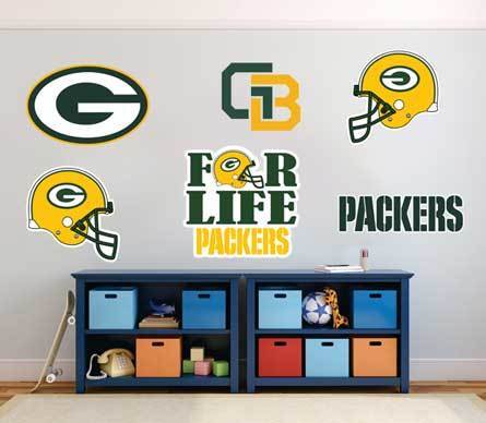 Green Bay Packers American Football Team National Football League (NFL) Fanwand, Fahrzeug, Notizbuch usw. Aufkleber