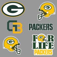 Green Bay Packers American Football Team National Football League (NFL) Fanwand, Fahrzeug, Notizbuch usw. Aufkleber 2