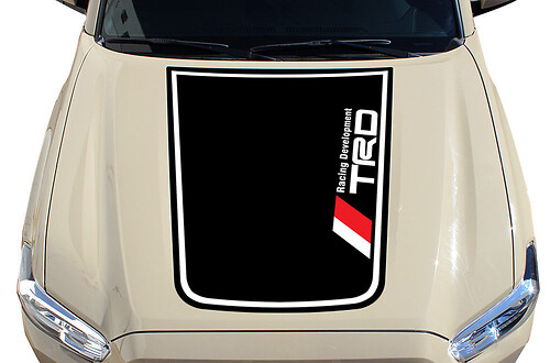 TRD Stil Wrap Motorhauben-Vinylaufkleber für Toyota Tacoma 2016-2017