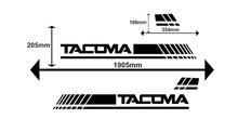 2 x TOYOTA TACOMA Seitenkarosserie-Aufkleber, Vinyl-Grafik, Racing-Aufkleber, hohe Qualität 2