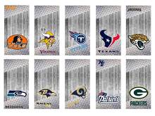Individuelles Vinyl-Folien-Set mit NFL-Teamlogo für Cornhole-Brett_2