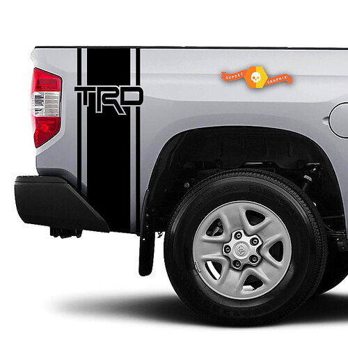 Custom Truck TRD Ladeflächenstreifen-Aufkleber-Set (2 Stück) für Toyota Pickup
