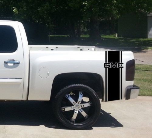 GMC Logo Heckseitenstreifen Vinyl-Aufkleber-Set für GMC Trucks