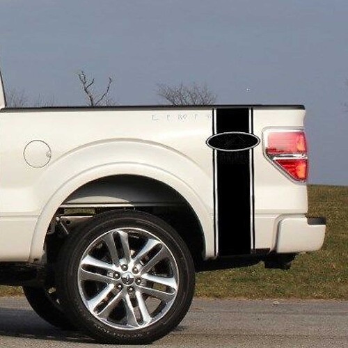 Gerader Streifen Heckseiten-Vinylaufkleber-Kit für Musclecar Super Duty