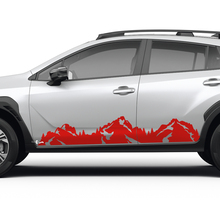 Rallye Racing Side Rocker Panel Mountains Grafik Universal Sticker Abziehbilder passen Suba Crossrek
 2