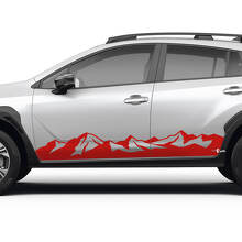 Mountain Style Schweller Vinyl-Aufkleber-Set für Subaru Crosstrek_2