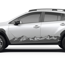 Seitentüren Rocker Panel Vinyl Stickers Decals Mountains Decal Kit für Suba Crossrek
 3