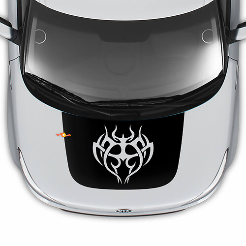 Hood Tribal Decal Wrap Vinyl -Aufkleber Aufkleber für Kia Soul
