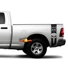 Dodge Ram 1500 2500 3500 Punisher Racing Stripe Hemi 4 x 4 Aufkleber LKW-Bett-Aufkleber Vinyl 4