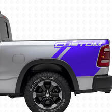 Individuelles Beschriftungs-Set aus Vinyl-Aufklebern für den Betttisch des Dodge Ram Trucks_2
