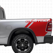 Individuelles Beschriftungs-Set aus Vinyl-Aufklebern für den Betttisch des Dodge Ram Trucks_4