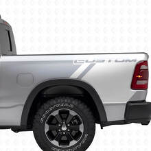 Individuelles Beschriftungs-Set aus Vinyl-Aufklebern für den Betttisch des Dodge Ram Trucks_5