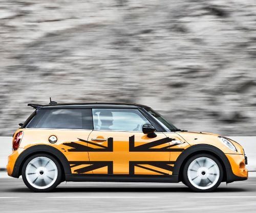 Britische Flaggen Seiten-Vinyl-Aufkleber für MINI Cooper