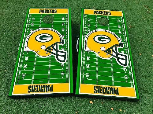 Benutzerdefinierte Vinylfolie für NFL-Team-Cornhole-Spielfeld-Aufkleber
