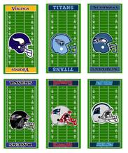 American Football Teams National Football League (NFL) Cornhole Brettspiel-Aufkleber Vinylfolie mit laminierter Folie 3