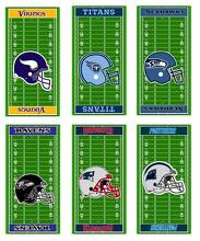 American-Football-Teams National Football League (NFL) Field Cornhole Brettspiel Aufkleber Decal VINYL-FOLIEN mit LAMINIERTEM Schutz 3