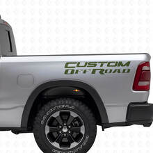 Offroad individuelles Seitenteil-Vinylaufkleber-Set für Dodge Ram_3