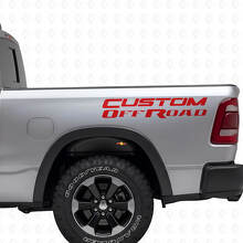 Offroad individuelles Seitenteil-Vinylaufkleber-Set für Dodge Ram_4