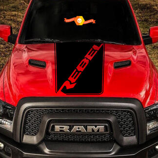 Dodge Ram Rebel Hood Logo LKW-Vinyl-Aufkleber-Grafik