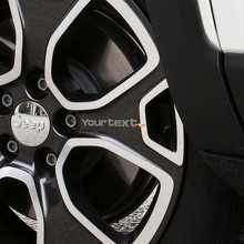 Felgen Radnabendeckel Vinyl Aufkleber Grafik für Jeep Renegade 2