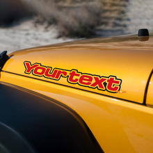 Beschriftung Motorhaube Seiten Vinyl Aufkleber Grafik für Jeep Wrangler Renegade 3