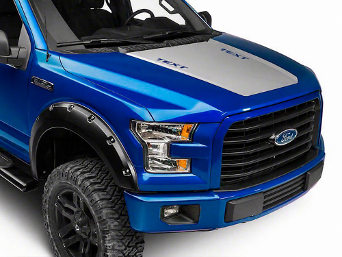 TEXT Blackout-Panel Motorhauben-Vinylaufkleber für Ford F-150 2015-2017