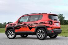 Jeep Renegade Technical Grunge Stripe Aufkleber Grafik Vinyl Aufkleber Aufkleber Seite 2